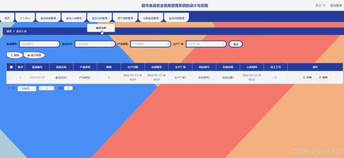 超市食品安全信息管理系統(tǒng)的設(shè)計與實現(xiàn)